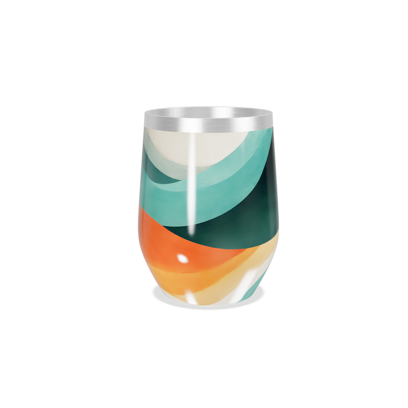 Copo Térmico Slim - Design Colorido Aço Inox