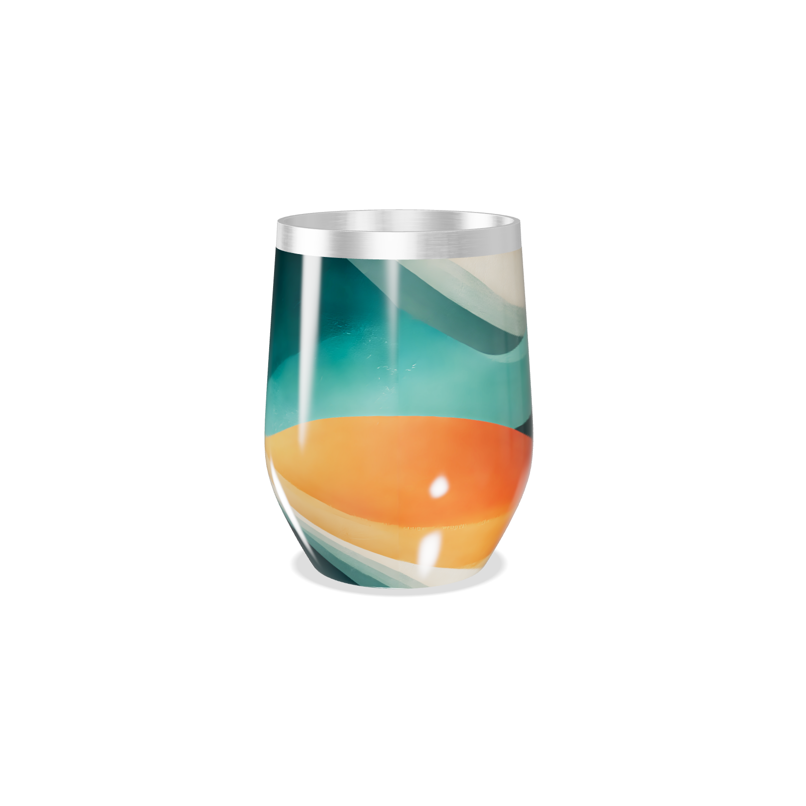 Copo Térmico Slim - Design Colorido Aço Inox