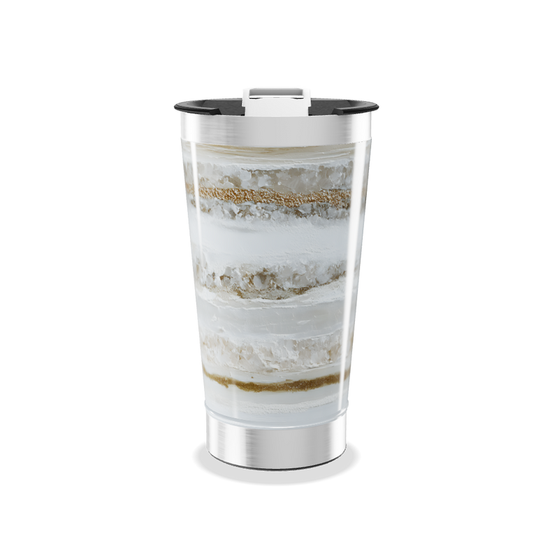 Copo Térmico - Estampado Mármore Bege