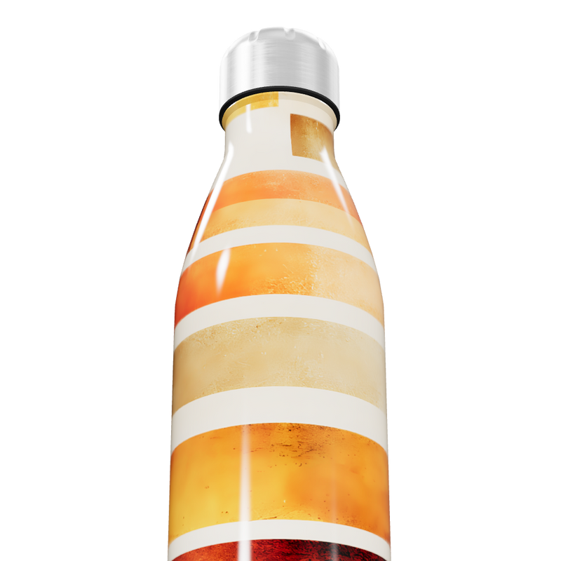 Garrafa Inox Listrada - Tons de Laranja