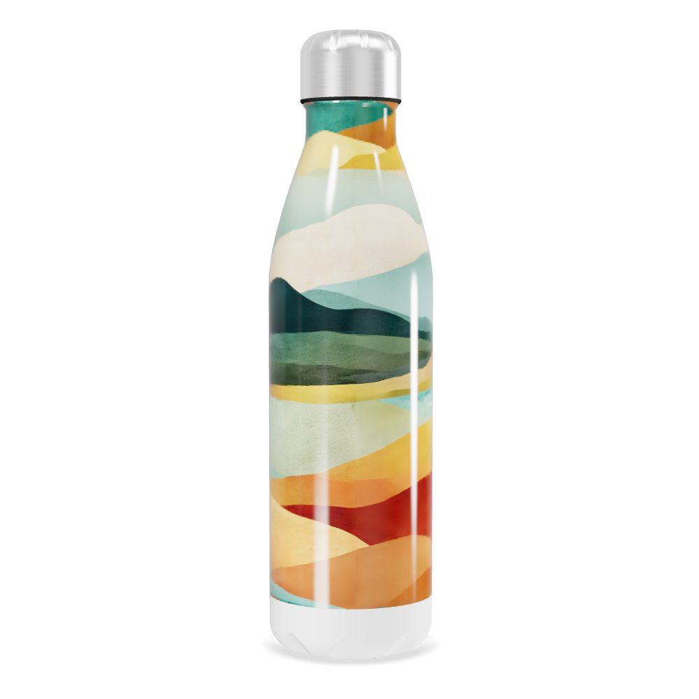 Garrafa Inox Estampada Colorida