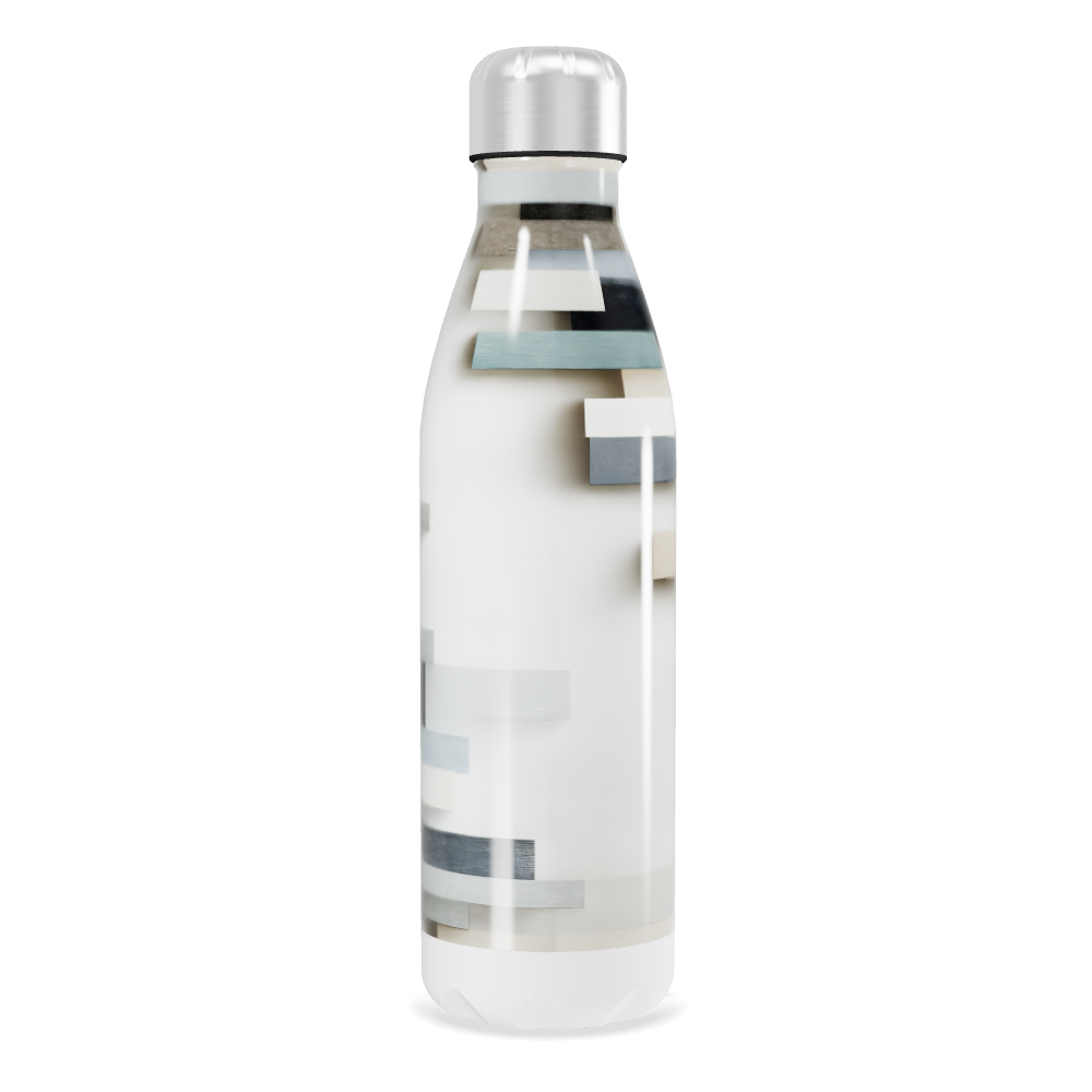 Garrafa Inox - Listras Coloridas