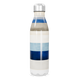 Garrafa Inox Listrada Azul e Bege