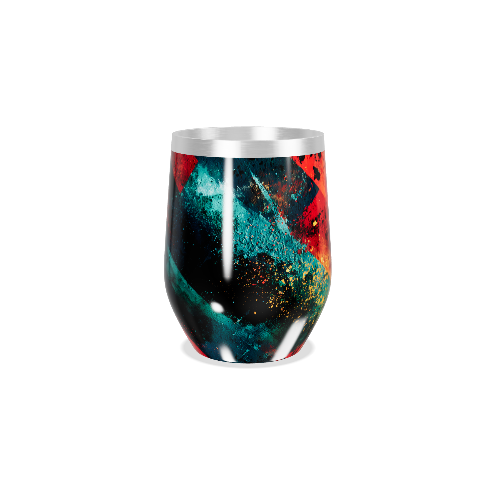 Copo Térmico Slim - Estampa Colorida