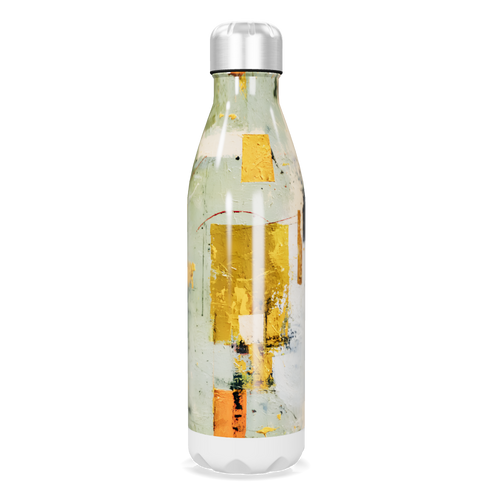 Garrafa Inox - Estampa Abstrata Colorida