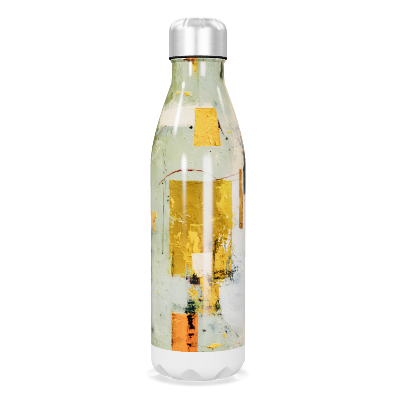 Garrafa Inox - Estampa Abstrata Colorida