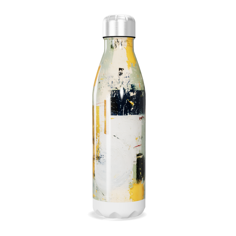 Garrafa Inox - Estampa Abstrata Colorida