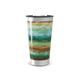 Copo Térmico - Estampa Listras Verdes