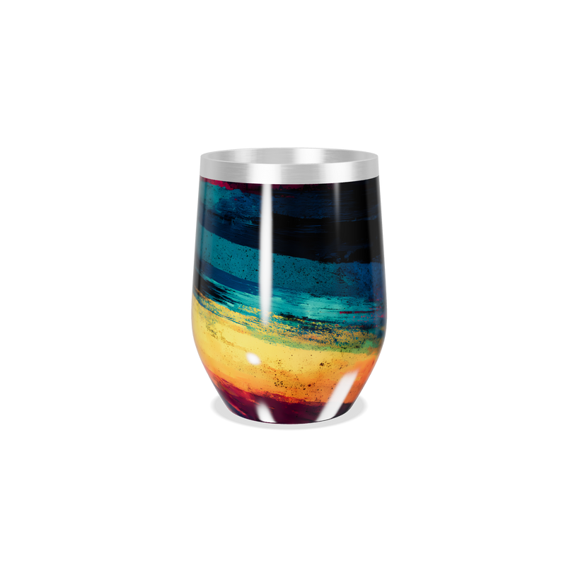 Copo Térmico Slim - Estampa Colorida Inox