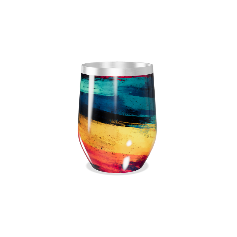 Copo Térmico Slim - Estampa Colorida Inox