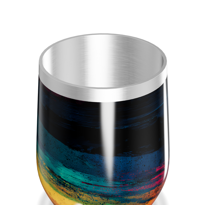 Copo Térmico Slim - Estampa Colorida Inox