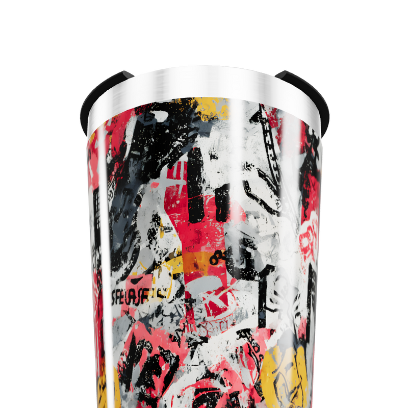 Copo Térmico - Estampa Colorida Abstrata