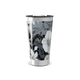 Copo Térmico - Floral Preto e Branco