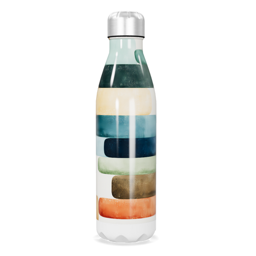 Garrafa Inox Listrada Multicolorida