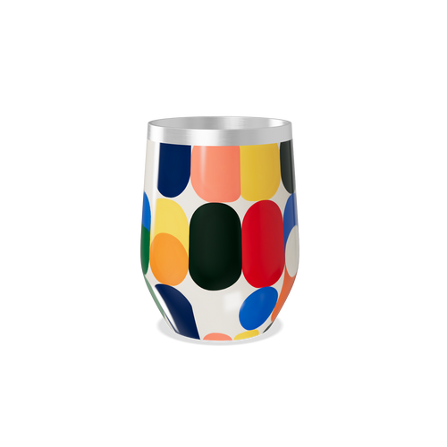 Copo Térmico Slim - Estampa Colorida Aço Inox