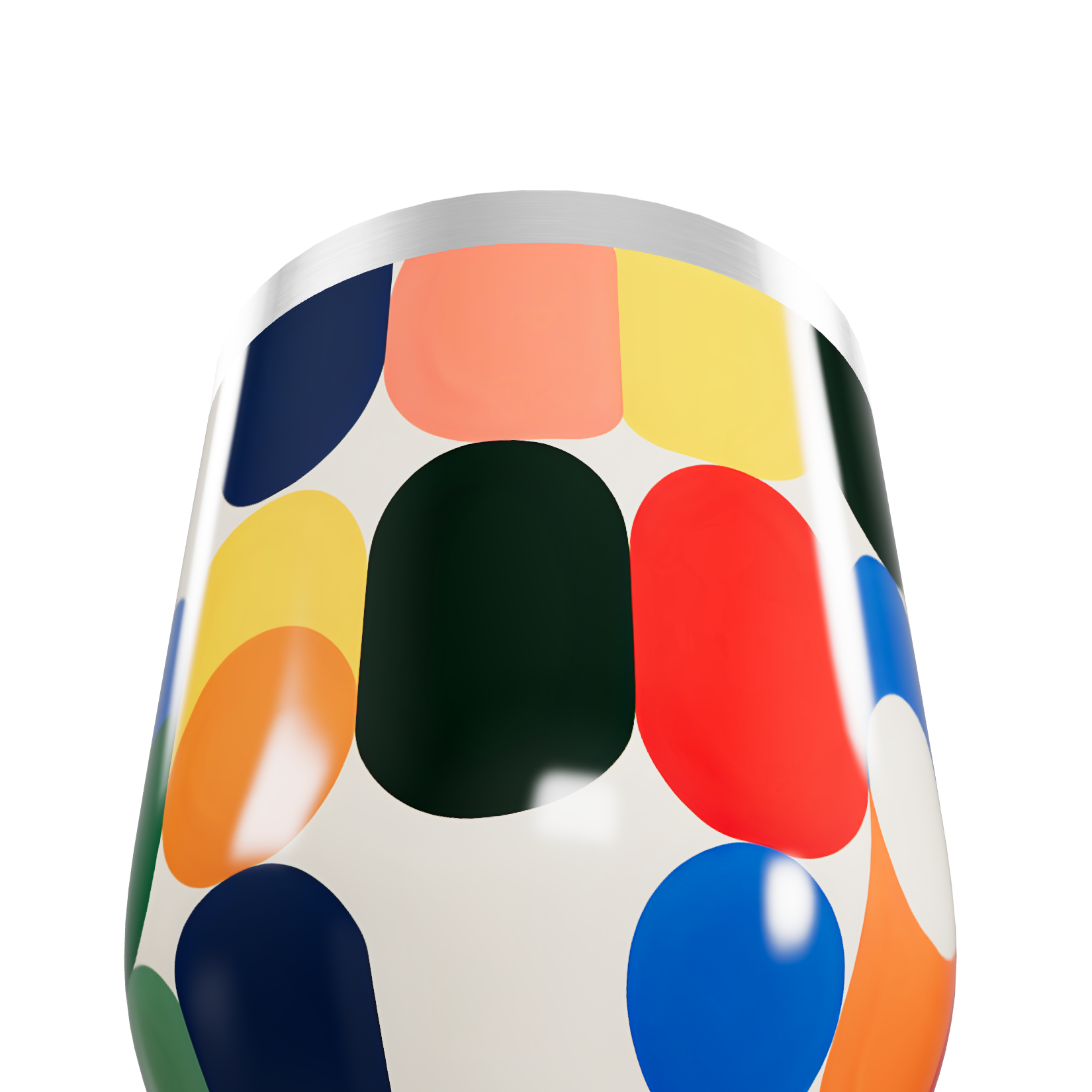 Copo Térmico Slim - Estampa Colorida Aço Inox