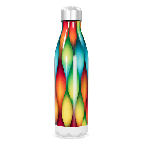 Garrafa Inox - Colorida Estampada