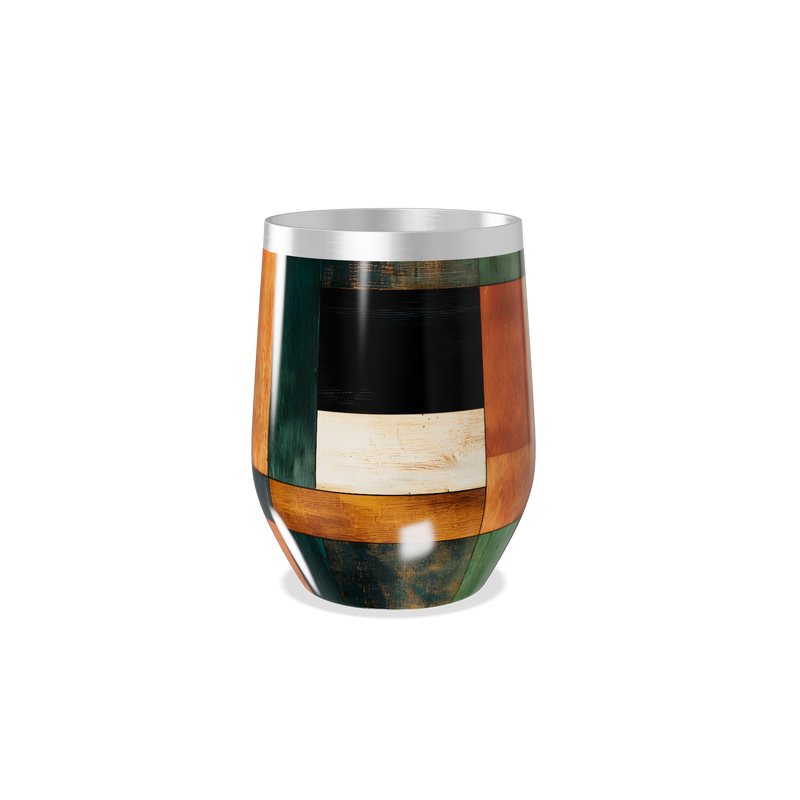 Copo Térmico Slim - Inox Colorido Patchwork