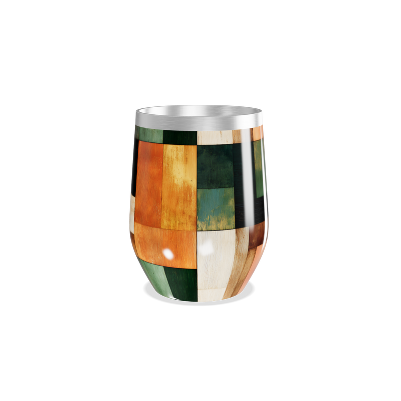 Copo Térmico Slim - Inox Colorido Patchwork