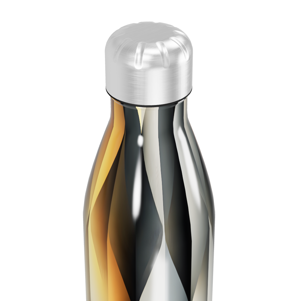 Garrafa Inox - Estampa Geométrica Multicor