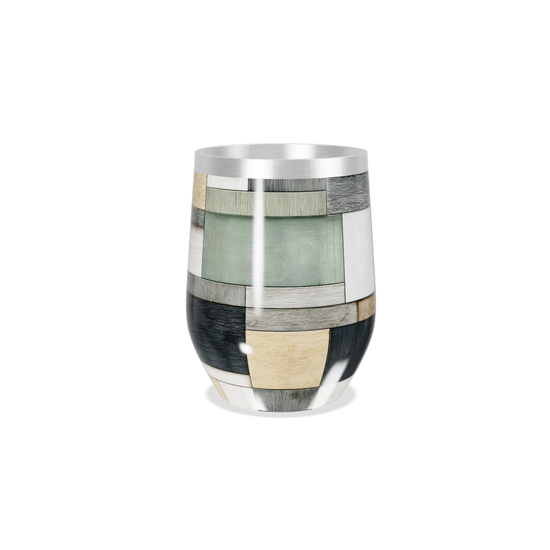 Copo Térmico Slim - Multicolorido Patchwork