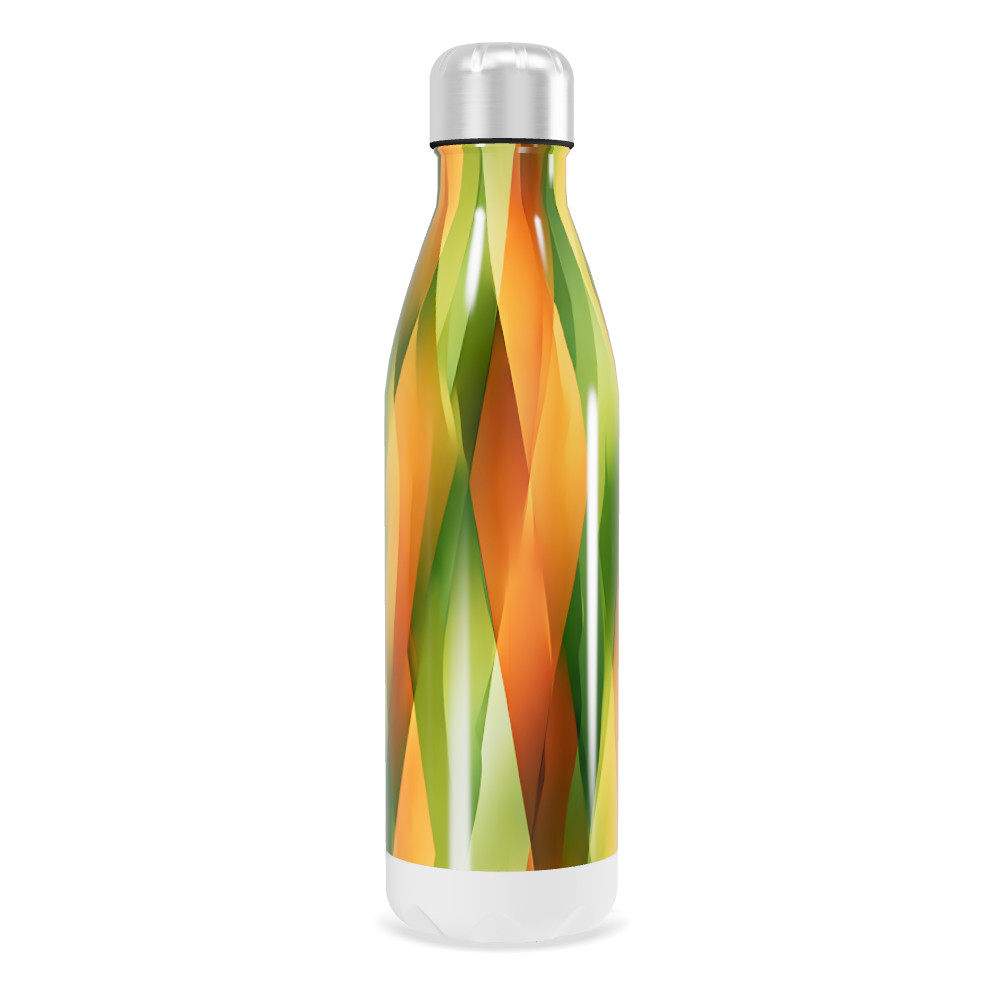 Garrafa Inox - Estampa Geométrica Colorida