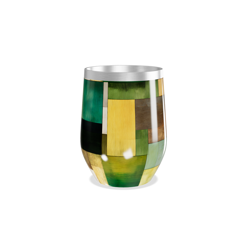 Copo Térmico Slim - Estampado Colorido Madeira