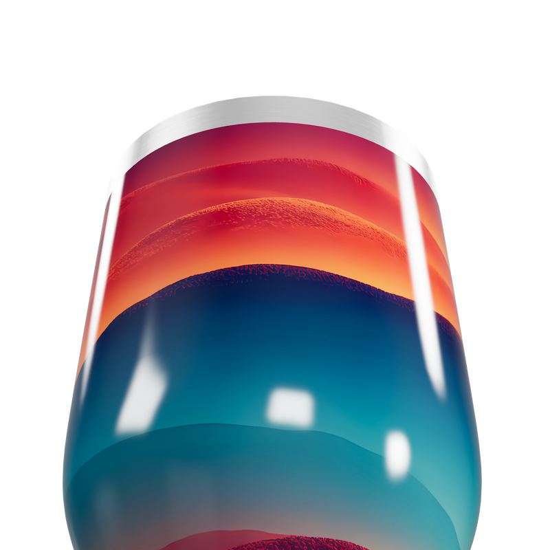 Copo Térmico Slim - Design Multicolorido Inox