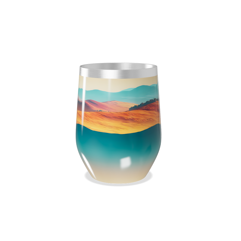 Copo Térmico Slim - Paisagem Colorida Alumínio