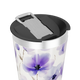 Copo Térmico - Floral Roxo Aço Inox
