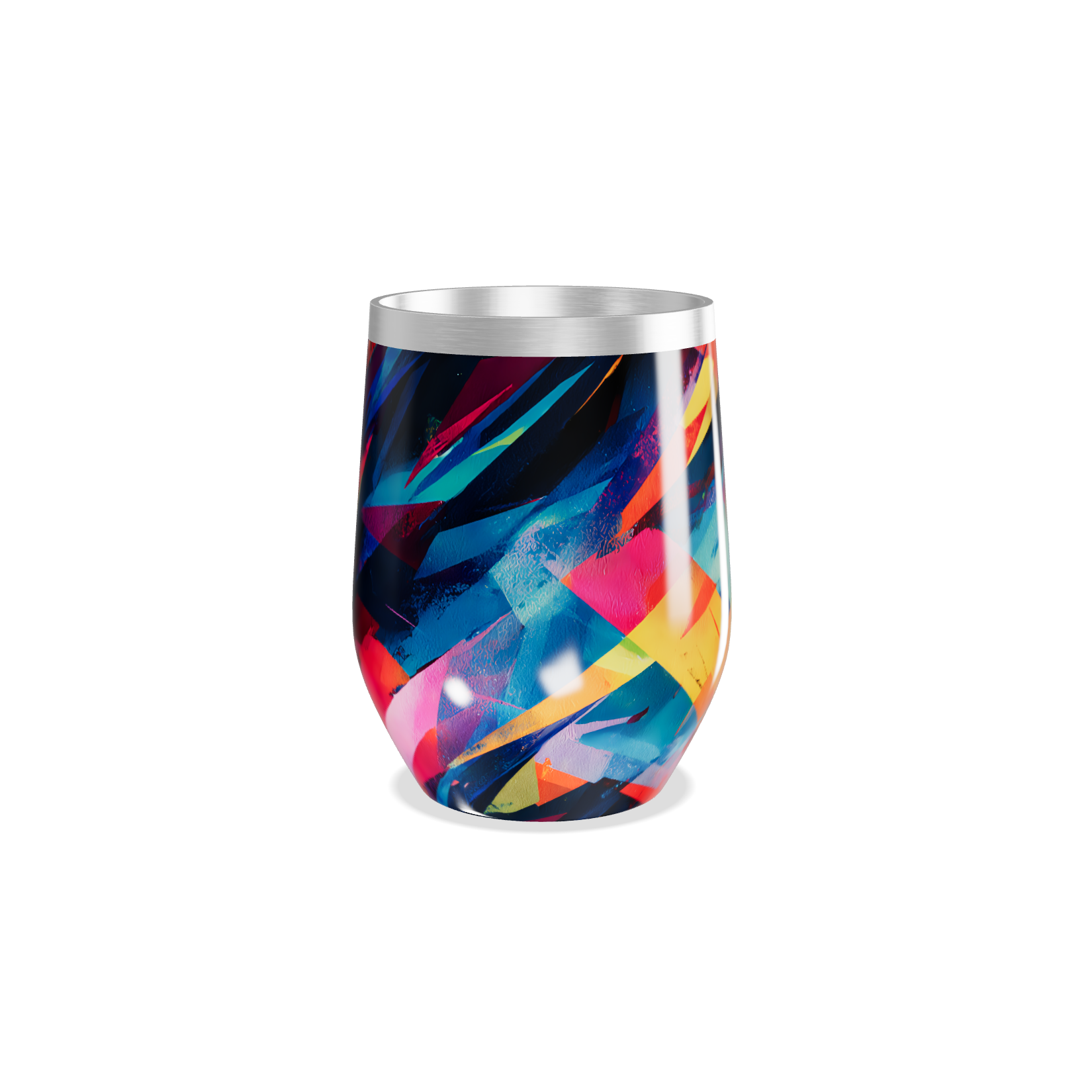 Copo Térmico Slim - Estampa Colorida Aço Inox