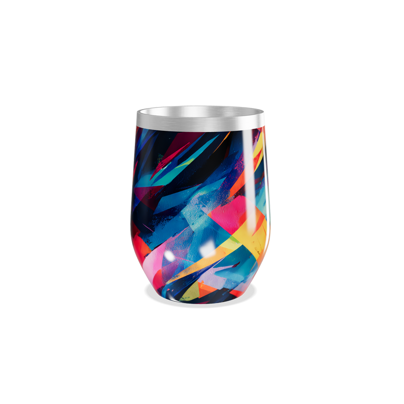 Copo Térmico Slim - Estampa Colorida Aço Inox