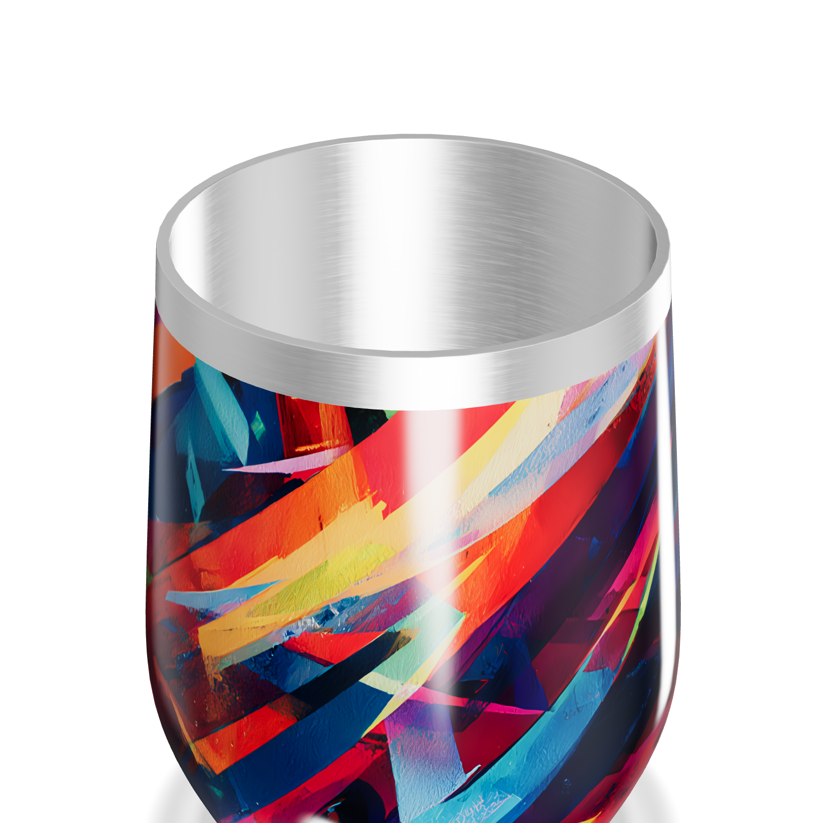 Copo Térmico Slim - Estampa Colorida Aço Inox