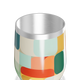 Copo Térmico Slim - Colorido Geométrico Inox