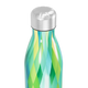 Garrafa Inox - Estampa Geométrica Verde