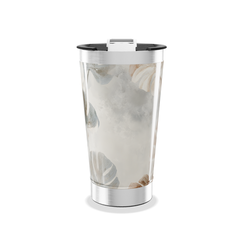 Copo Térmico - Com estampa floral