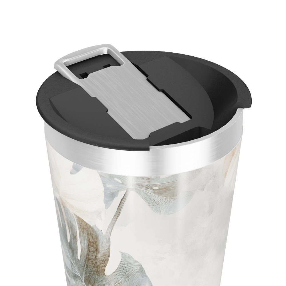 Copo Térmico - Com estampa floral