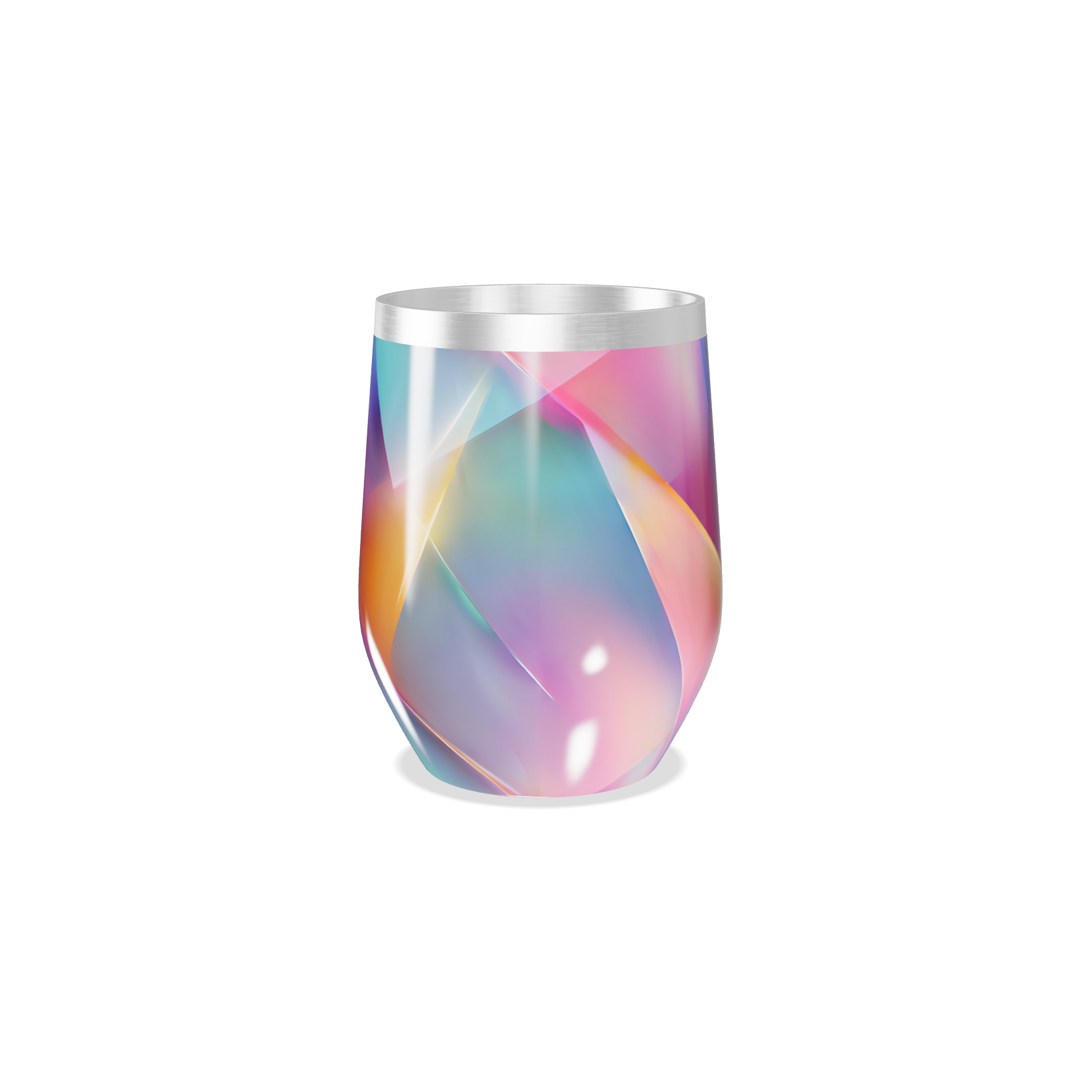 Copo Térmico Slim - Efeito Holográfico