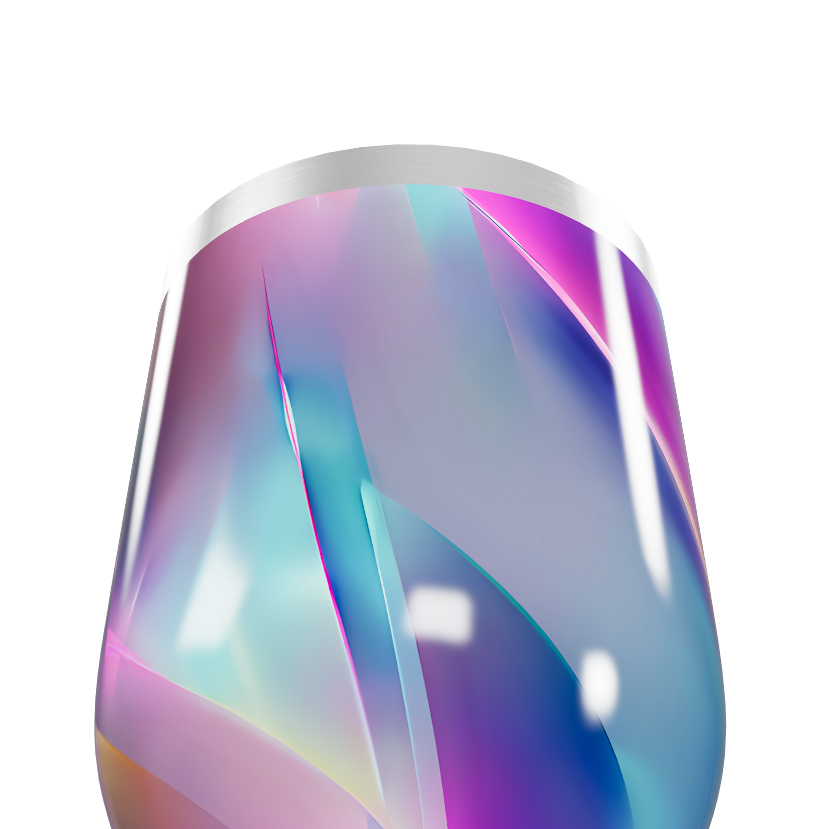 Copo Térmico Slim - Efeito Holográfico