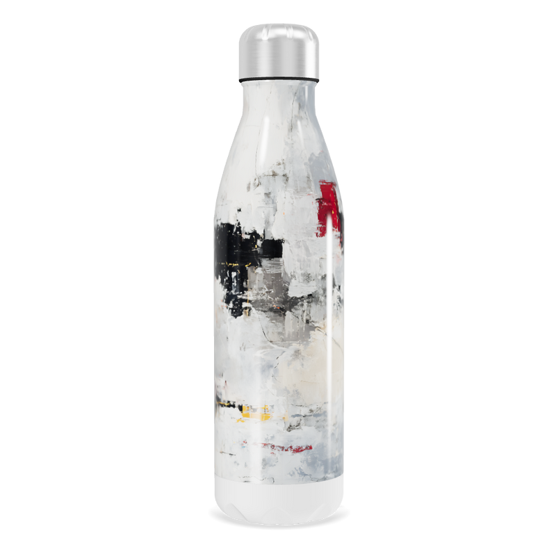 Garrafa Inox - Estampa Abstrata Colorida
