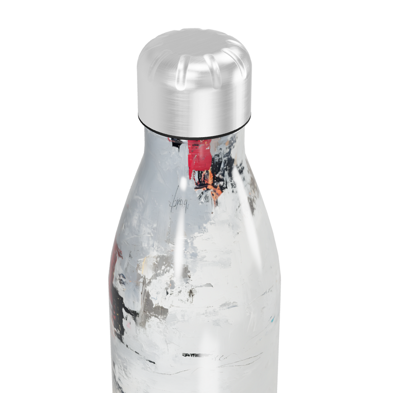 Garrafa Inox - Estampa Abstrata Colorida