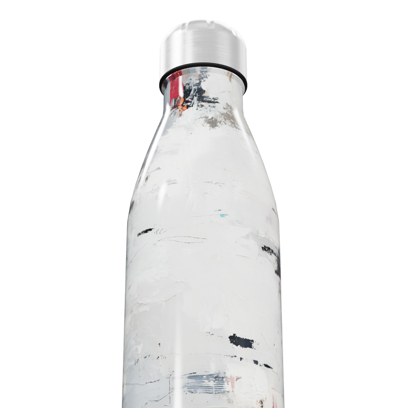 Garrafa Inox - Estampa Abstrata Colorida