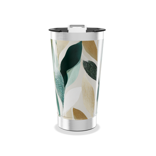 Copo Térmico - Folhas Multicoloridas