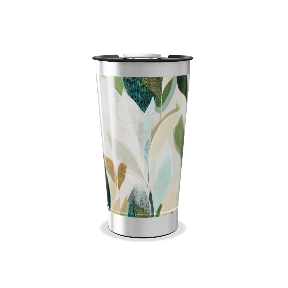 Copo Térmico - Folhas Multicoloridas