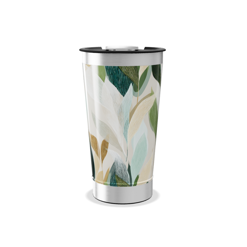 Copo Térmico - Folhas Multicoloridas