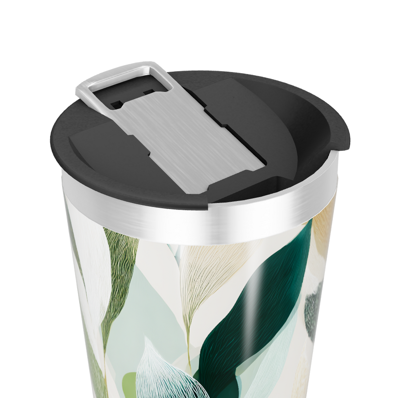 Copo Térmico - Folhas Multicoloridas
