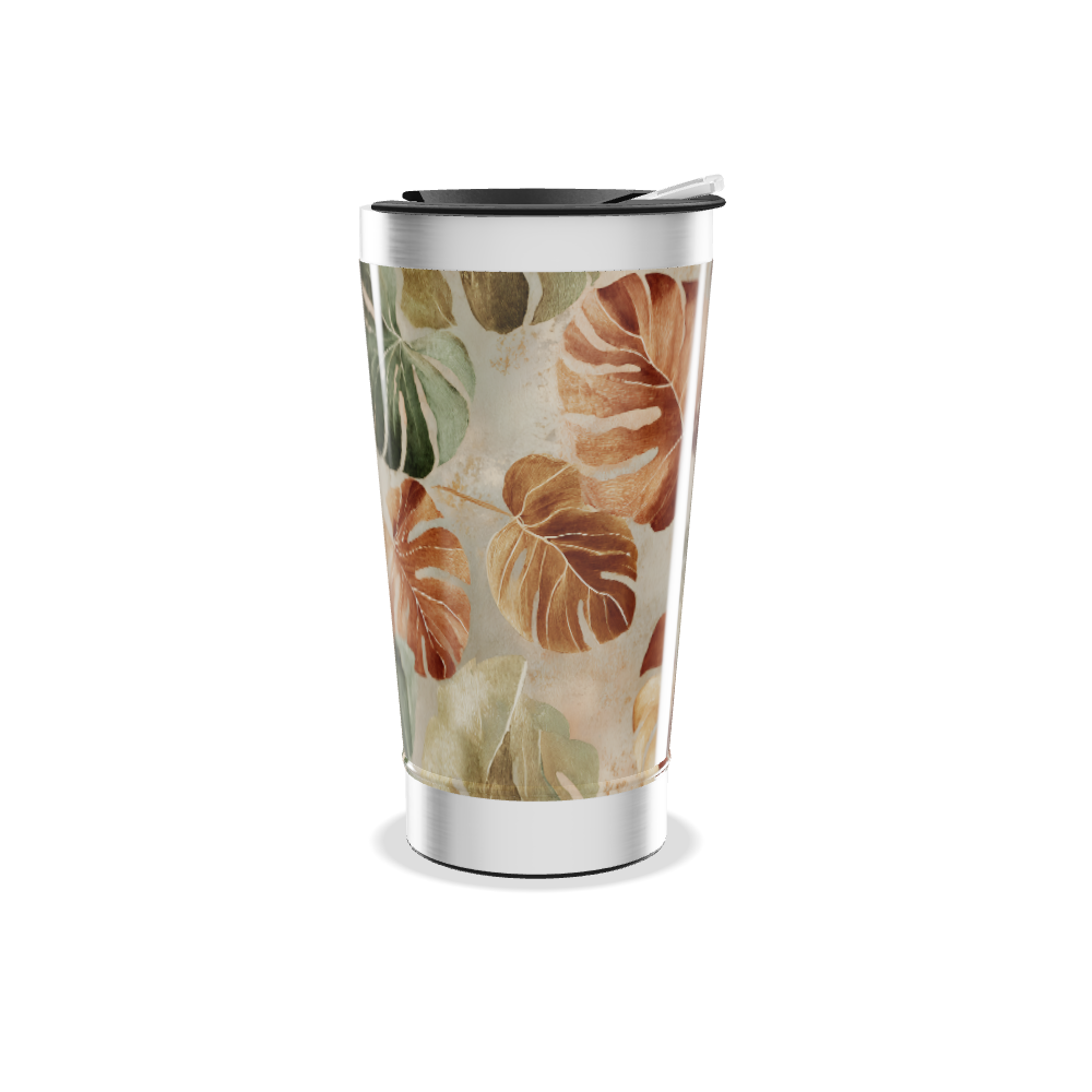 Copo Térmico - Folhagem Colorida