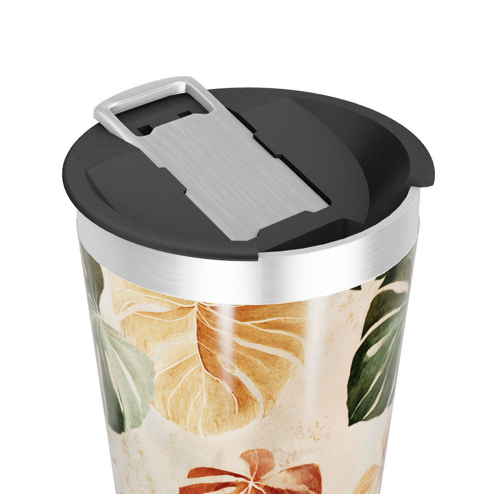 Copo Térmico - Folhagem Colorida
