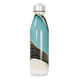 Garrafa Inox - Azul com Estampa Ondulada