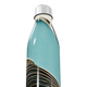 Garrafa Inox - Azul com Estampa Ondulada